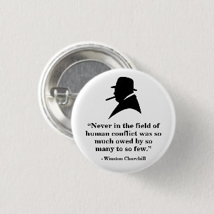 Winston Churchill Badge - Quote 11