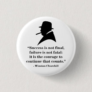 Winston Churchill Badge - Quote 5