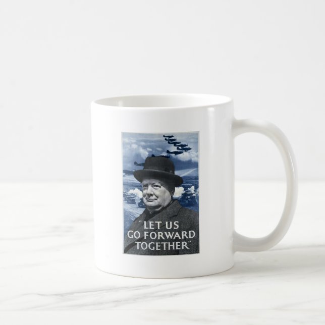 Winston Churchill Coffee Mug (Right)