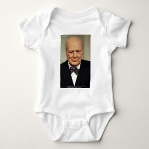 Winston Churchill Failure Wisdom Quote Gifts Baby Bodysuit