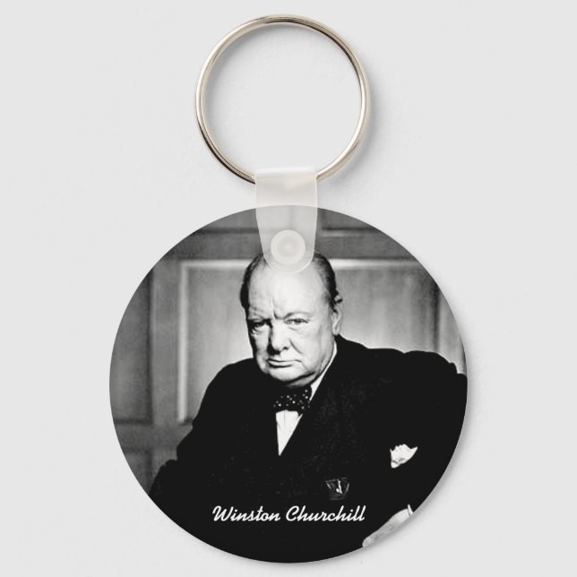 Winston Churchill Key Ring (Front)