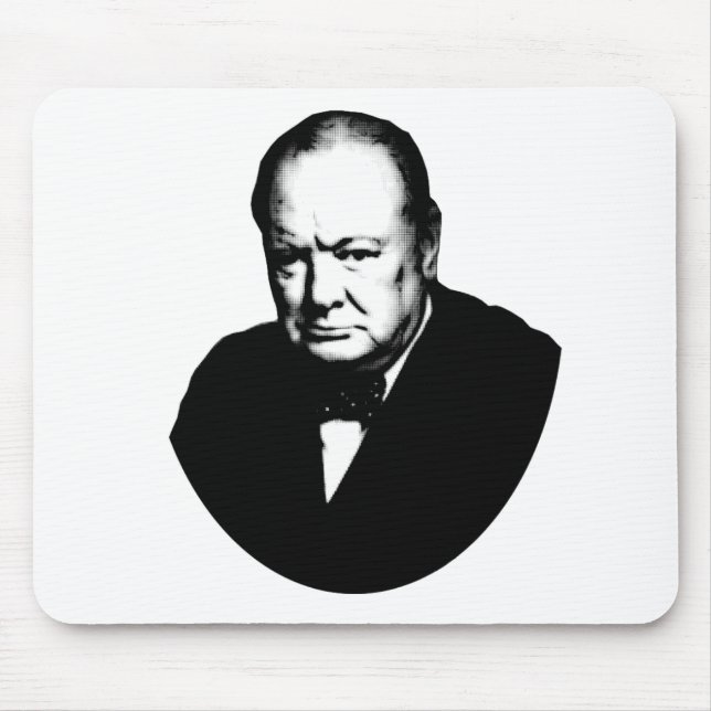 Winston Churchill Mouse Pad (Front)