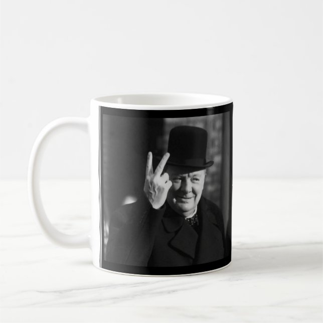 Winston Churchill Mug - Quote 12 (Left)