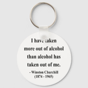Winston Churchill Quote 12a Key Ring