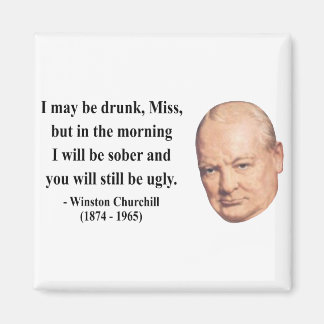 Winston Churchill Quote 2b Magnet