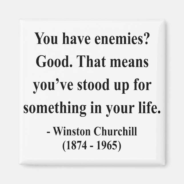 Winston Churchill Quote 3a Magnet (Front)