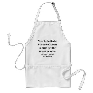 Winston Churchill Quote 8a Standard Apron