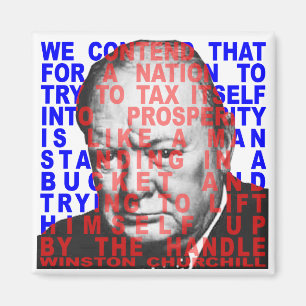 Winston Churchill Quote Magnet