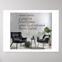 Winston Churchill quote Success