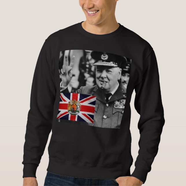 WINSTON CHURCHILL QUOTE SWEATSHIRT (Front)