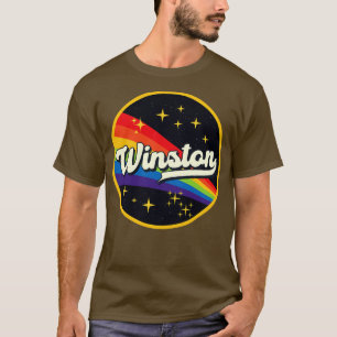 Winston Rainbow In Space Vintage Style T-Shirt