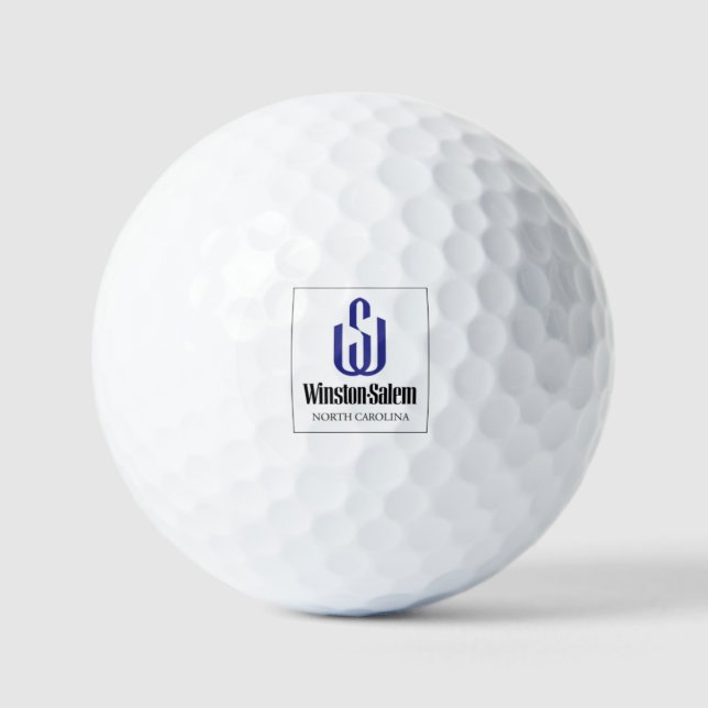 WINSTON SALEM NORTH CAROLINA GOLF BALLS (Front)