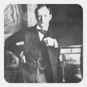 Winston Spencer Churchill in 1904 Square Sticker