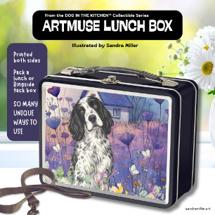 WINSTON the English Setter Metal Lunch Box
