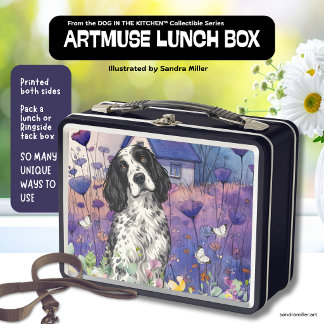 WINSTON the English Setter Metal Lunch Box