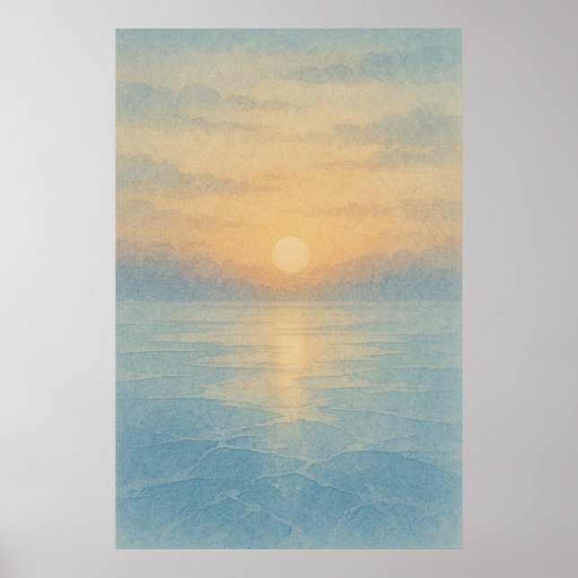 Winter 6, Frozen Light, Seasonal Print   (Front)