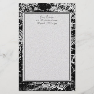 'Winter Abstract' Stationery