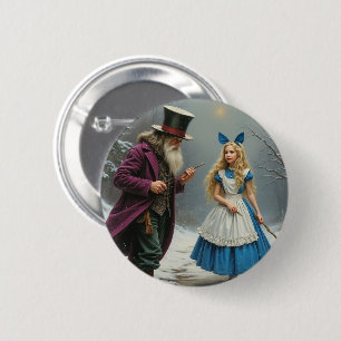 Winter Alice button