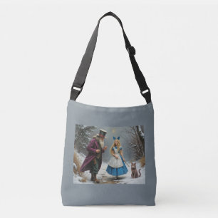 Winter Alice grey crossbody bag