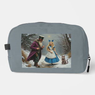 Winter Alice grey toiletry bag