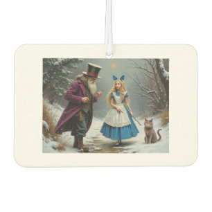 Winter Alice white car air freshener