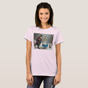 Winter Alice women pink T-shirt