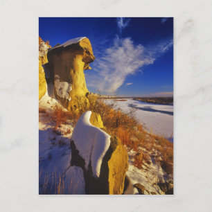 Winter along the Missouri River near Postcard