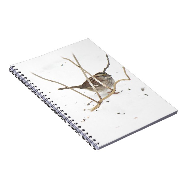 Winter and the Sparrow Spiral Notebook (Right Side)
