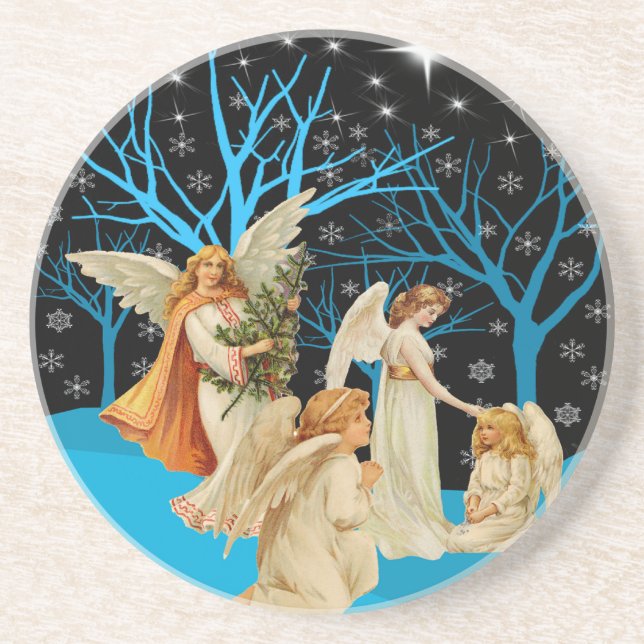 Winter Angels Coaster (Front)