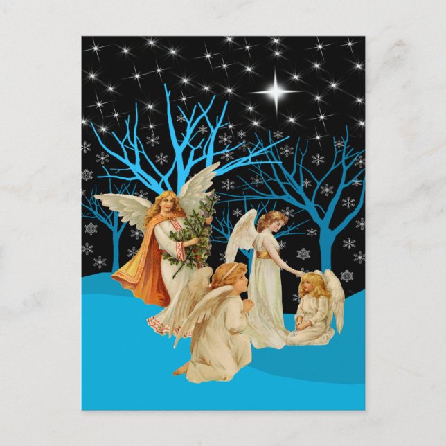 Winter Angels Postcard (Front)