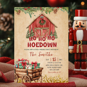 Winter Animals Aurora Bow Coquette Gir Baby Shower Invitation