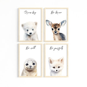 Winter Animals Gender Neutral Baby Shower Gift