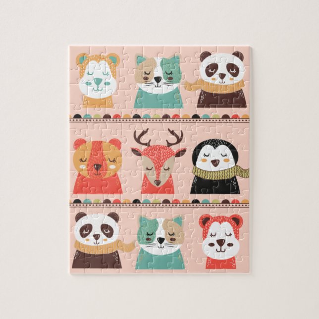 Winter Animals Jigsaw Puzzle (Vertical)