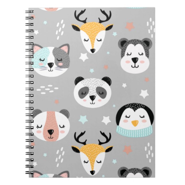 Winter Animals Notebook (Front)
