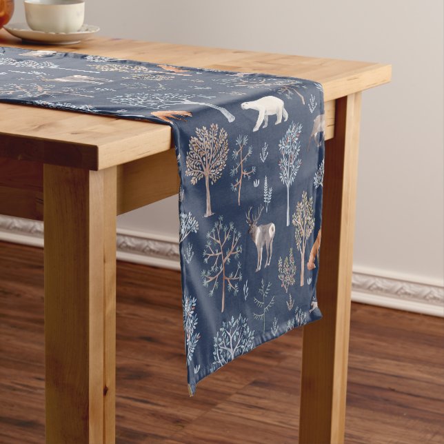 Winter Animals  Short Table Runner (In Situ)