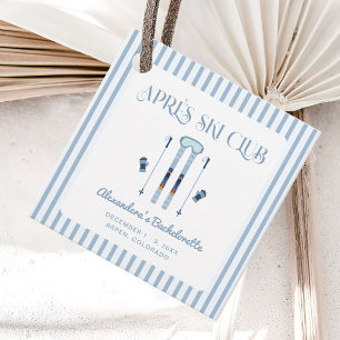 Winter Apres Ski Bachelorette Party  Favour Tags