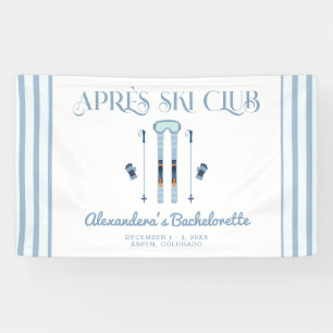 Winter Apres Ski Club Bachelorette  Banner
