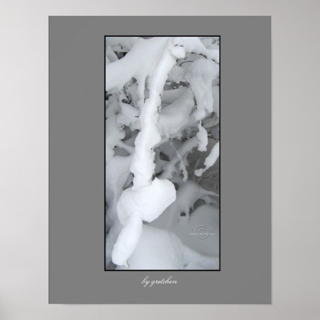 Winter Architecture Poster by gretchen (Front)