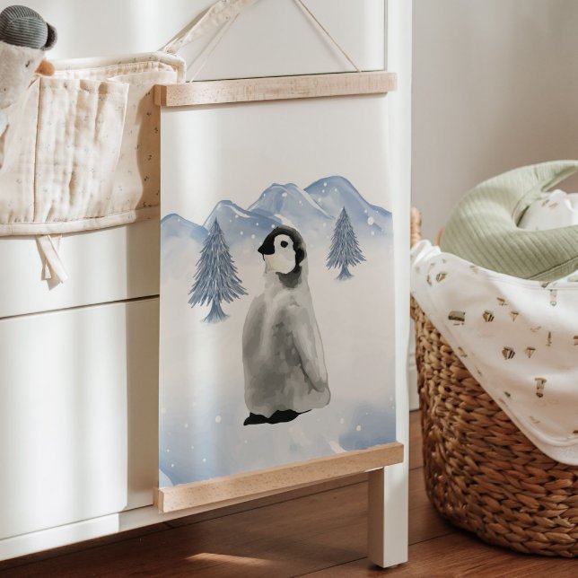 Winter Arctic Animal Penguin Nursery Wall Decor Hanging Tapestry (Winter Arctic Animal Penguin Nursery Wall Decor Hanging Tapestry)