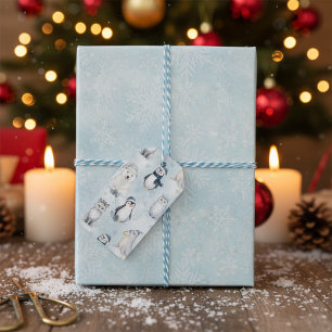 Winter Arctic Animals Cute Polar Animals Christmas Gift Tags
