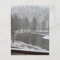 Winter at Green Mountain Falls, Colorado