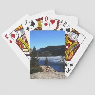 Winter at Pinecrest Lake Playing Cards