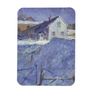 Winter at Silver Lodge Magnet