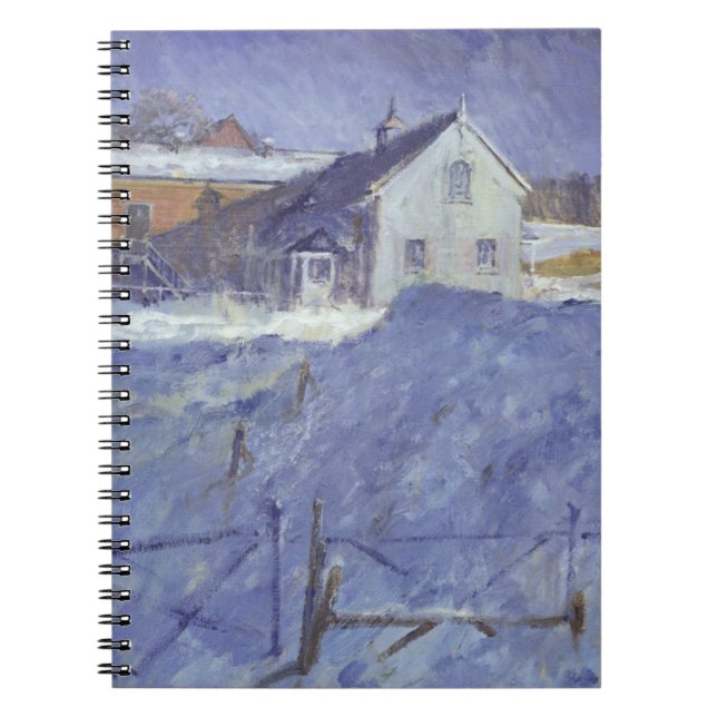 Winter at Silver Lodge Notebook (Front)