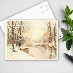 Winter at Spreewald Holiday Postcard