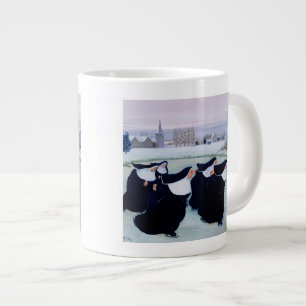 Winter at the Convent Large Coffee Mug