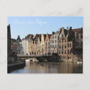 Winter at the Kornlei in Gent, Belgium Postcard