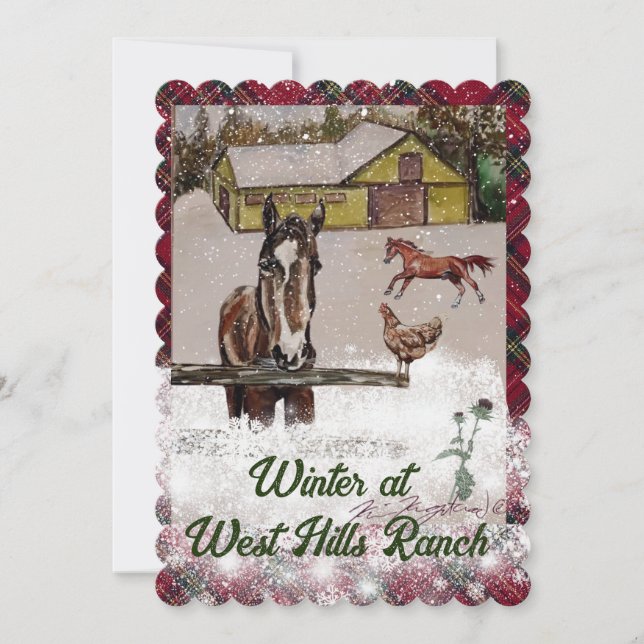 WINTER AT WEST HILLS RANCH (Front)