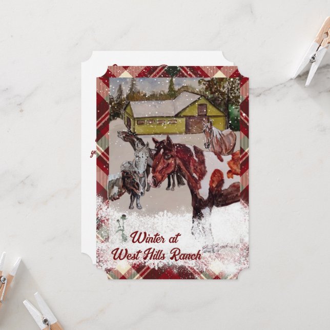 WINTER AT WEST HILLS RANCH (Front/Back In Situ)