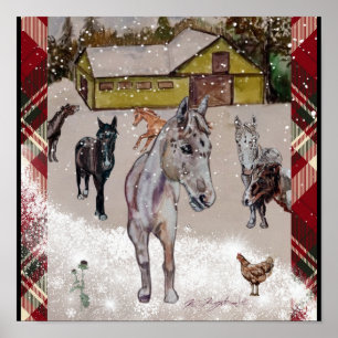 WINTER AT WEST HILLS RANCH  POSTER